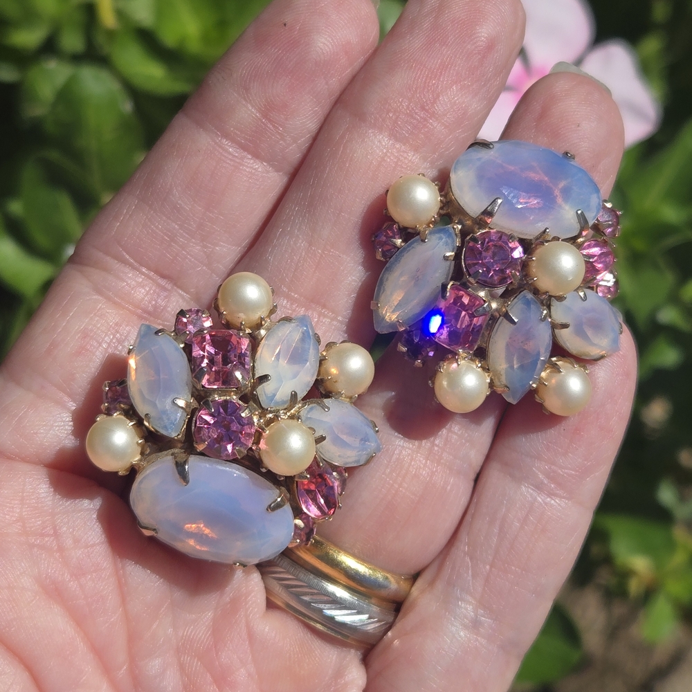 Vtg KRAMER Earrings - Picture 3 of 4